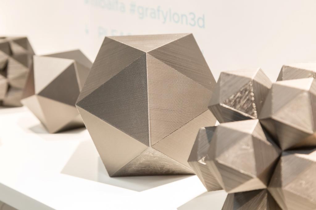 3d printed objects at Technology Hub in Milan, Italy