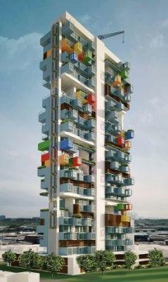 Wolkenkratzer aus Containern Foto Ganti Asociates GA Design 1