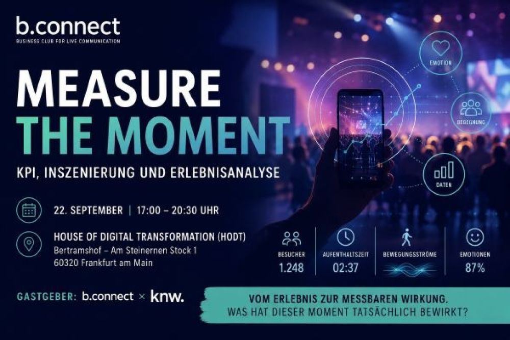 b.connect After-Work-Session über die Wirkung von Live-Kommunikation