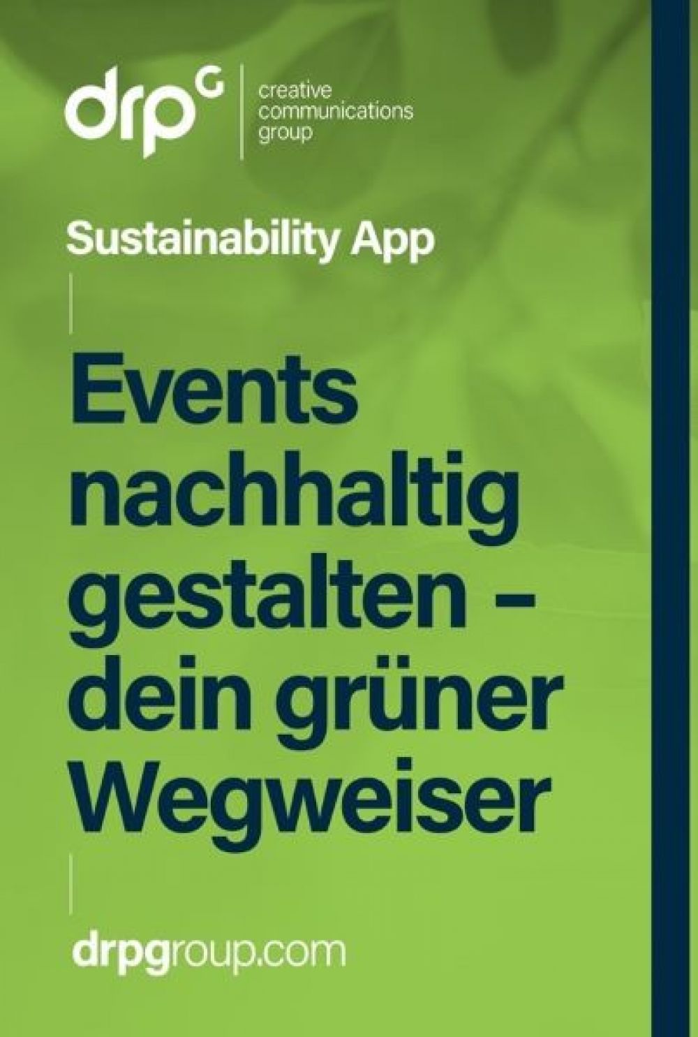 DRPG mit Sustainability App beim Nextlive.Festival