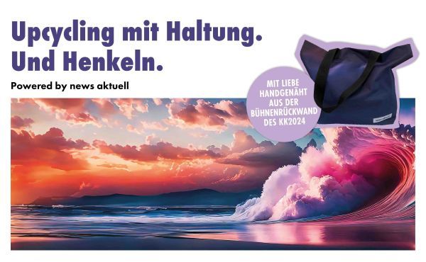 Kommunikationskongress-Botschafter aus Stoffresten