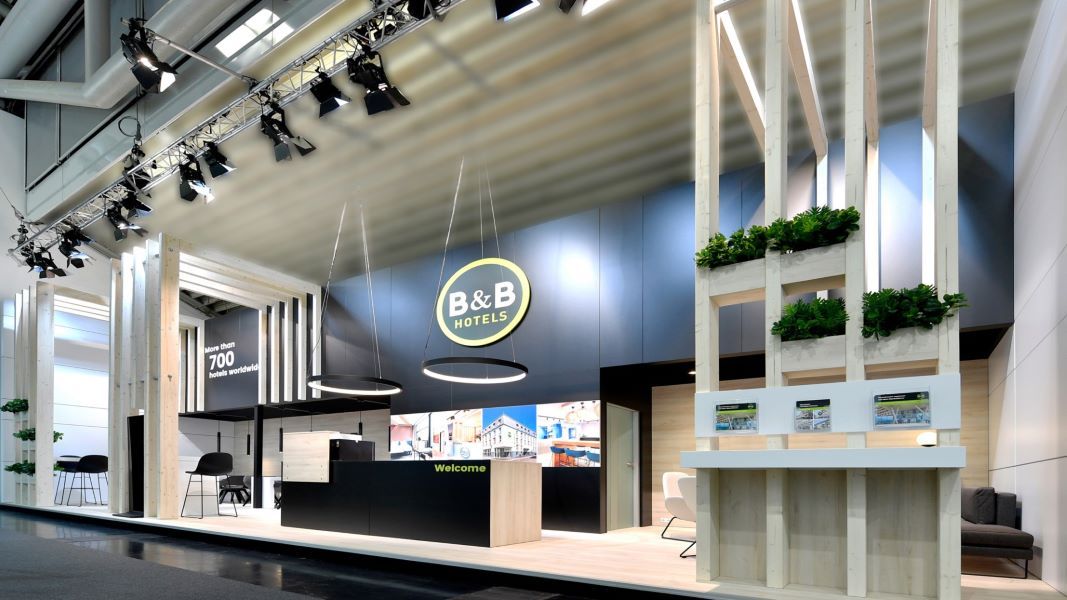 B&B HOTELS mit neuem Standkonzept von ISINGERMERZ auf der Expo Real