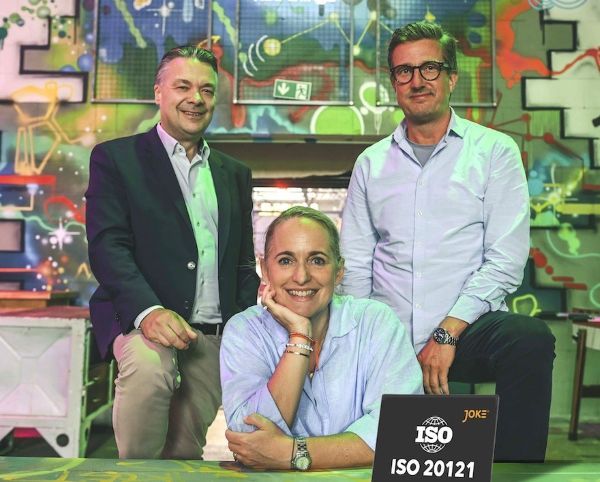 Joke Event zertifiziert gemäß ISO 20121