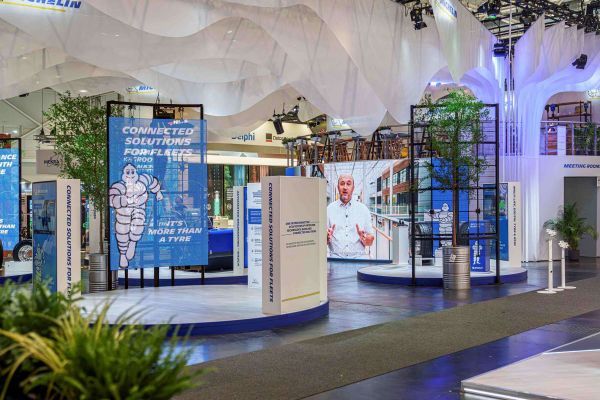 Derse inszenierte Michelin auf der IAA Transportation