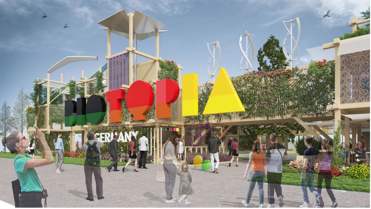 insglück, gtp2 architekten und studio grüngrau gestalten Biotopia auf Floriade 2022