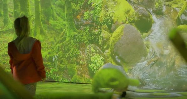 Pong.Li ermöglichte Schwarzwald-Erlebnis als 270-Grad-Projektion