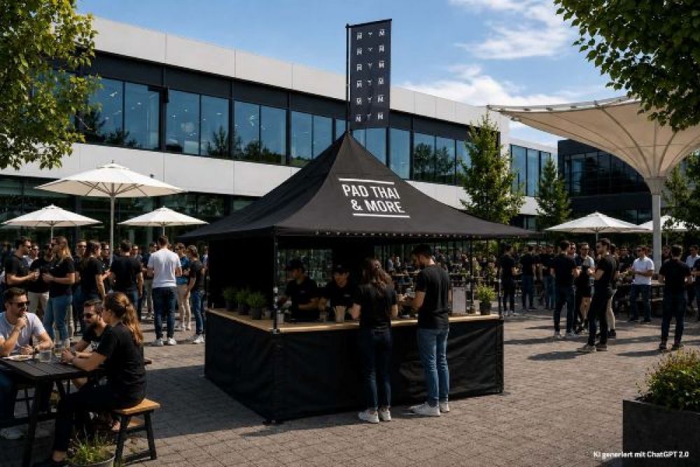 b&b group liefert flexible Outdoor-Setups für Events