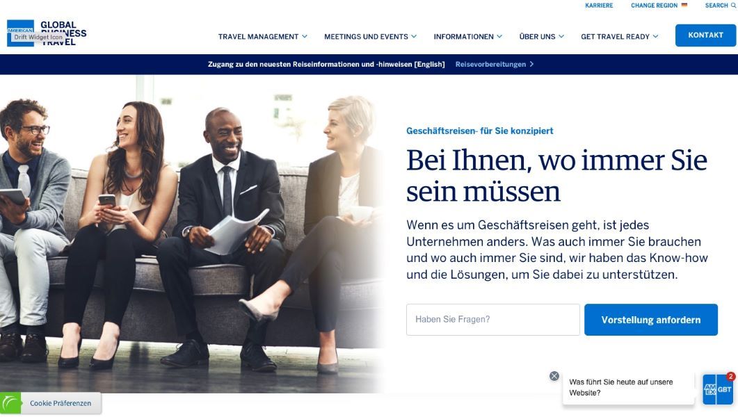 Amex GBT: „Geschäftsreisen spielen zentrale Rolle“