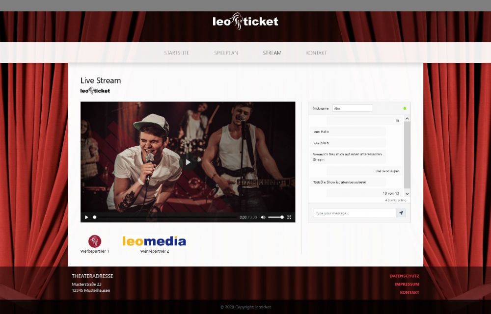 leoticket Streaming-Modul