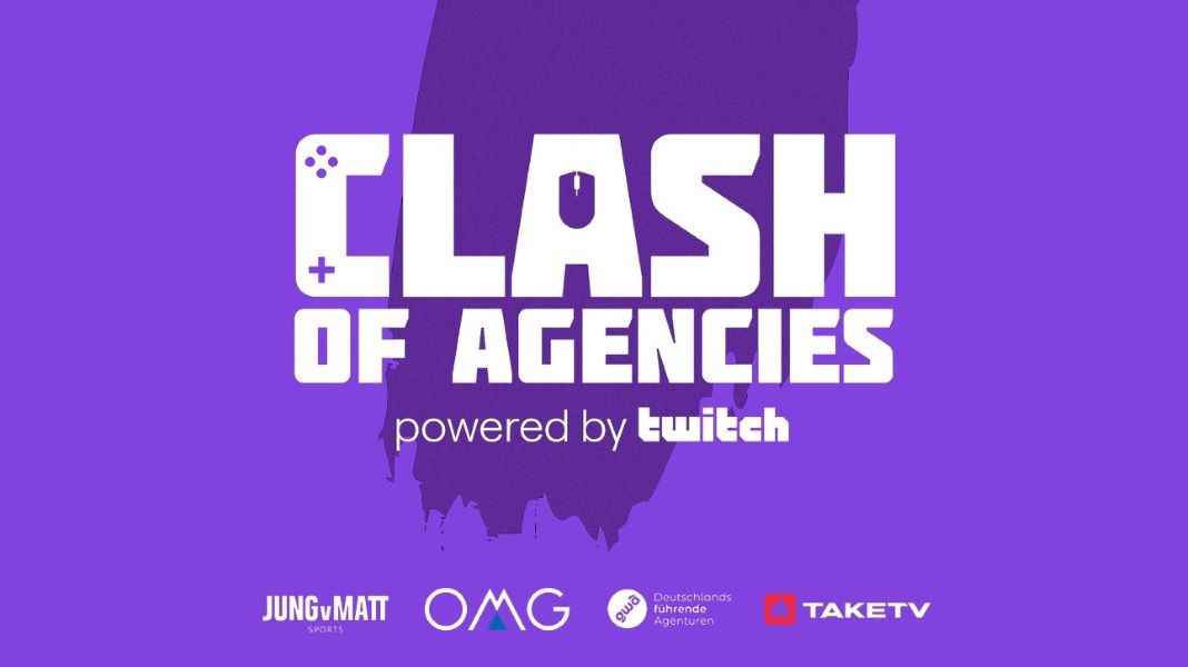 E-Sports-Turnier Clash of Agencies ist powered by Twitch