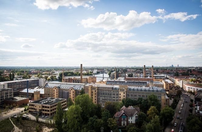 Event-Areal Expo Quartier Berlin nutzt ehemaliges AEG Gelände an der Spree