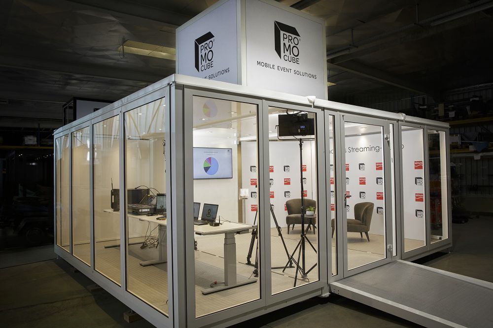 Mobiles Streaming Studio von Promocube® und Sinus