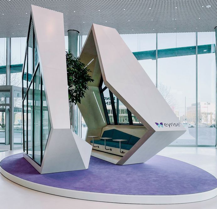 Artlife baut eyrise® Cubical für Merck Innovation-Center