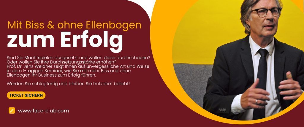 FaceClub verhilft Ihnen mit positivem Biss zum Erfolg