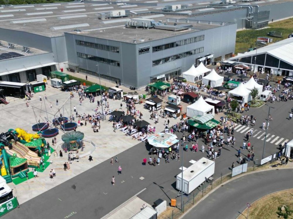 livewelt realisierte Sommerfest zum Häcker-Jubiläum