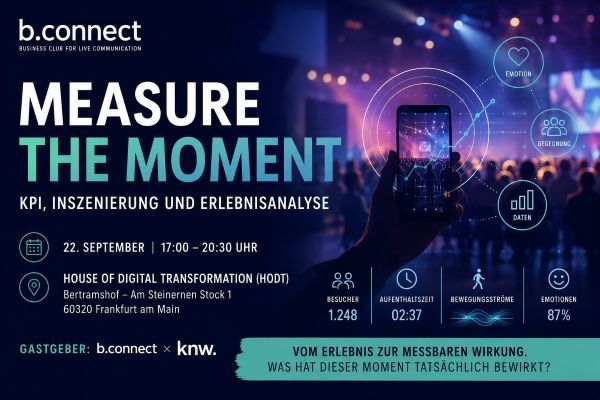 b.connect After-Work-Session über die Wirkung von Live-Kommunikation